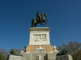 the cities of Madrid and toledo photo