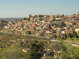 madrid and toledo in spain photo