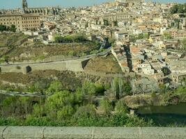 madrid and toledo in spain photo