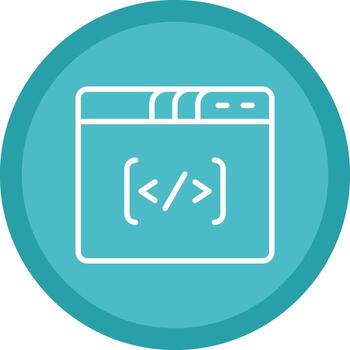 Coding Vector Icon Design