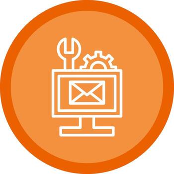 Email Troubleshooting Vector Icon Design