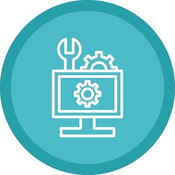 Hardware Troubleshooting Vector Icon Design