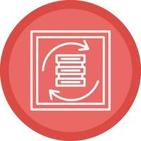 datos sincronizando vector icono diseño