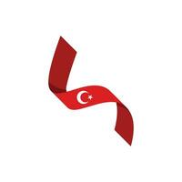 Turkey Element Independence Day Illustration Design Vector