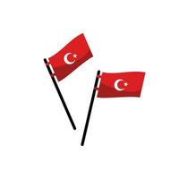 Turkey Element Independence Day Illustration Design Vector