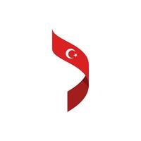 Turkey Element Independence Day Illustration Design Vector