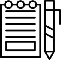 Notepad Vector Icon Design