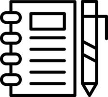 Notepad Vector Icon Design