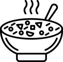 Minestrone Soup Vector Icon Design