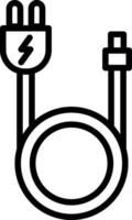 Power cable Vector Icon Design