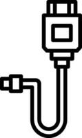 Hdmi cable Vector Icon Design