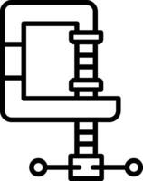 Clamp Vector Icon Design