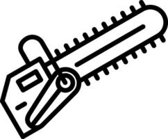 Chainsaw Vector Icon Design