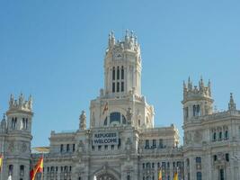 the city od Madrid photo