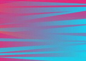 Colorful lines and stripes abstract technical geometric background vector