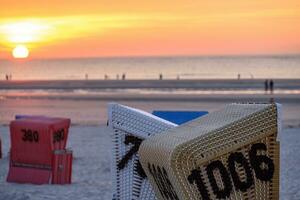 Langeoog island in germany photo