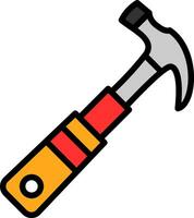 Hammer Vector Icon Design