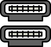 Hdmi port Vector Icon Design