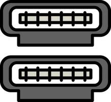 Hdmi port Vector Icon Design