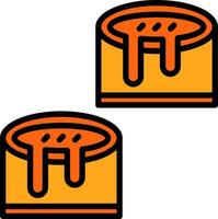 Biscuits and Gravy Vector Icon Design