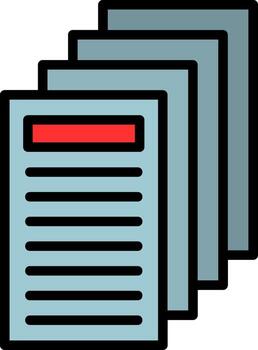 Notes Vector Icon Design