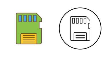 Memory Card Vector Icon