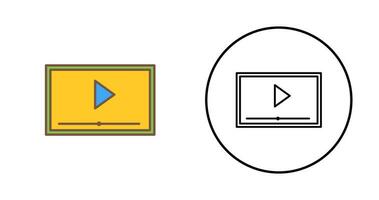 Video Screening Vector Icon