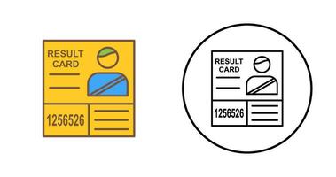 icono de vector de resultados de candidato