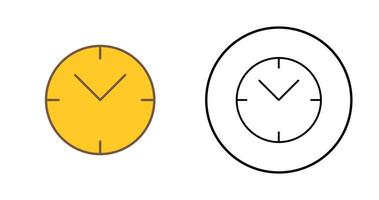 Unique Clock Vector Icon