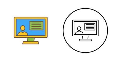 Distance Education Vector Icon