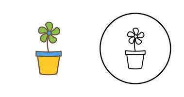 Flower Pot Vector Icon