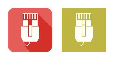 Unique Internet Cable Vector Icon