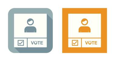 Candidate Banner Vector Icon