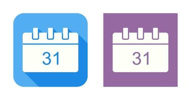 Unique Calendar Vector Icon