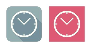 Unique Clock Vector Icon