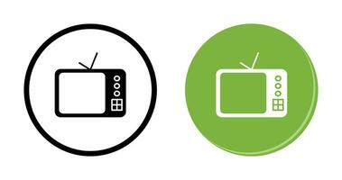 TV Set Vector Icon