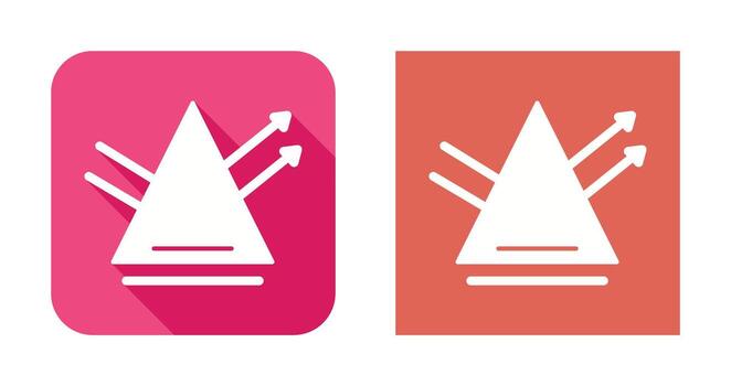 icono de vector de reflexión