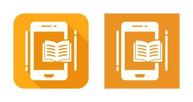 E Book Vector Icon