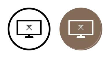 Unique Disconnected Network Vector Icon