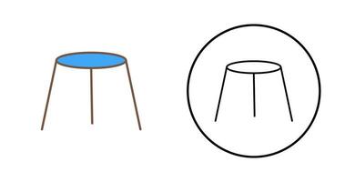 Unique Stool Vector Icon