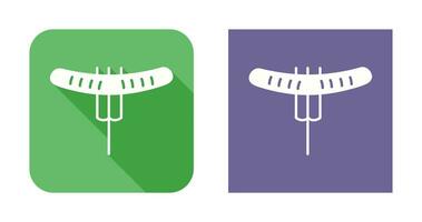 Sausage on Fork Vector Icon