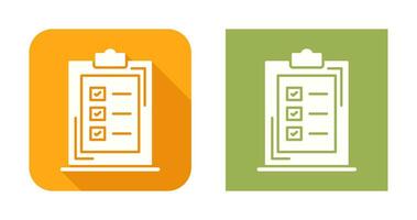 Checklist Vector Icon