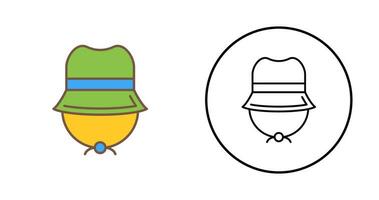 Camping Hat Vector Icon