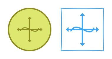 Unique Graph Vector Icon
