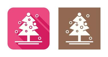 icono de vector de árbol de navidad