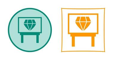 Diamond Exhibit Vector Icon