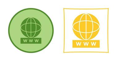 Unique World Wide Web Vector Icon