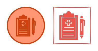 Medical Record Vector Icon