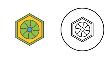 Unique Hexagonal Diaphram Vector Icon