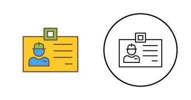 Identity Card Vector Icon